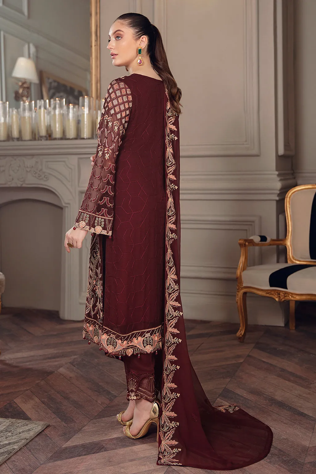 Ramsha Chevron Chiffon Collection Vol-5 – A-507
