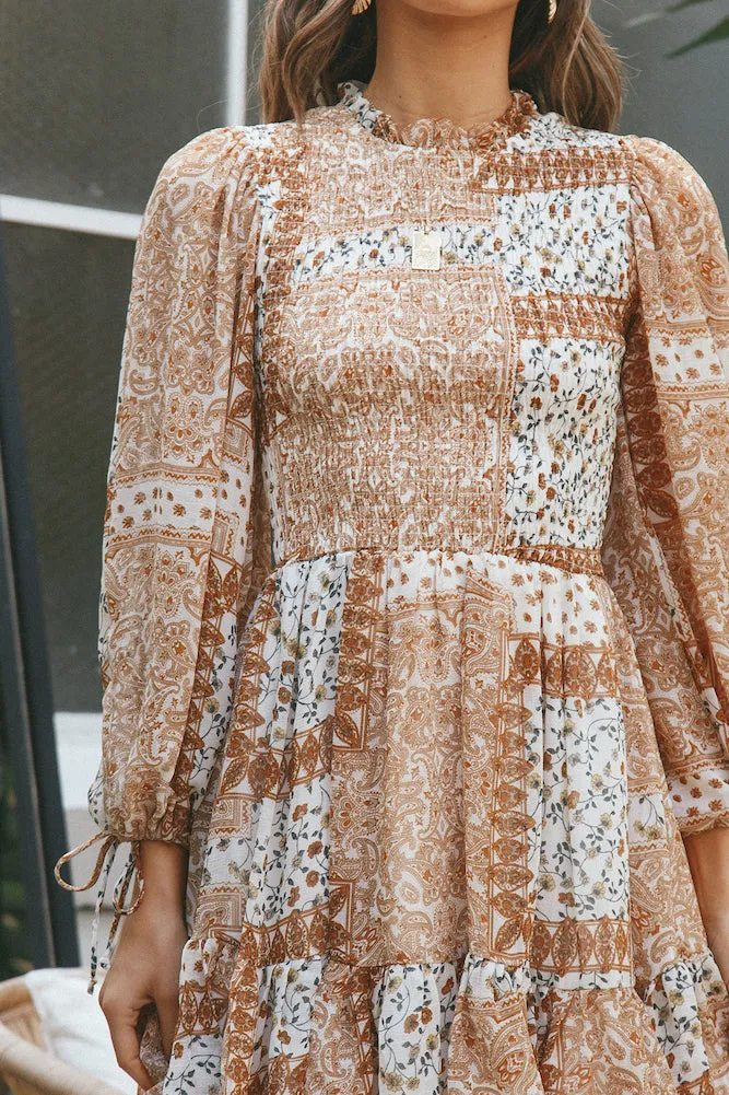 Riptide Dress Tan