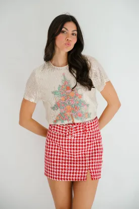 ROCKIN' AROUND SEQUIN TOP