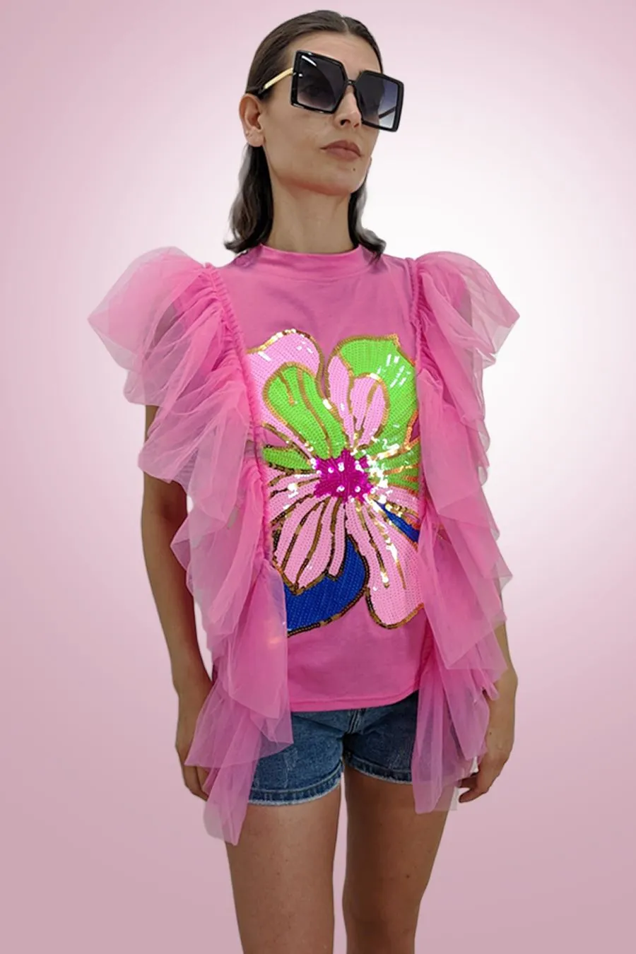 S2302 TOP (GRN, BLK, PINK)