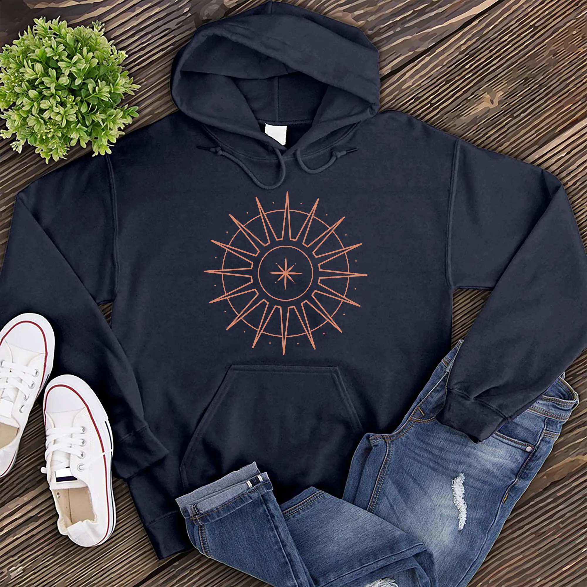 Simple Sun Star Hoodie