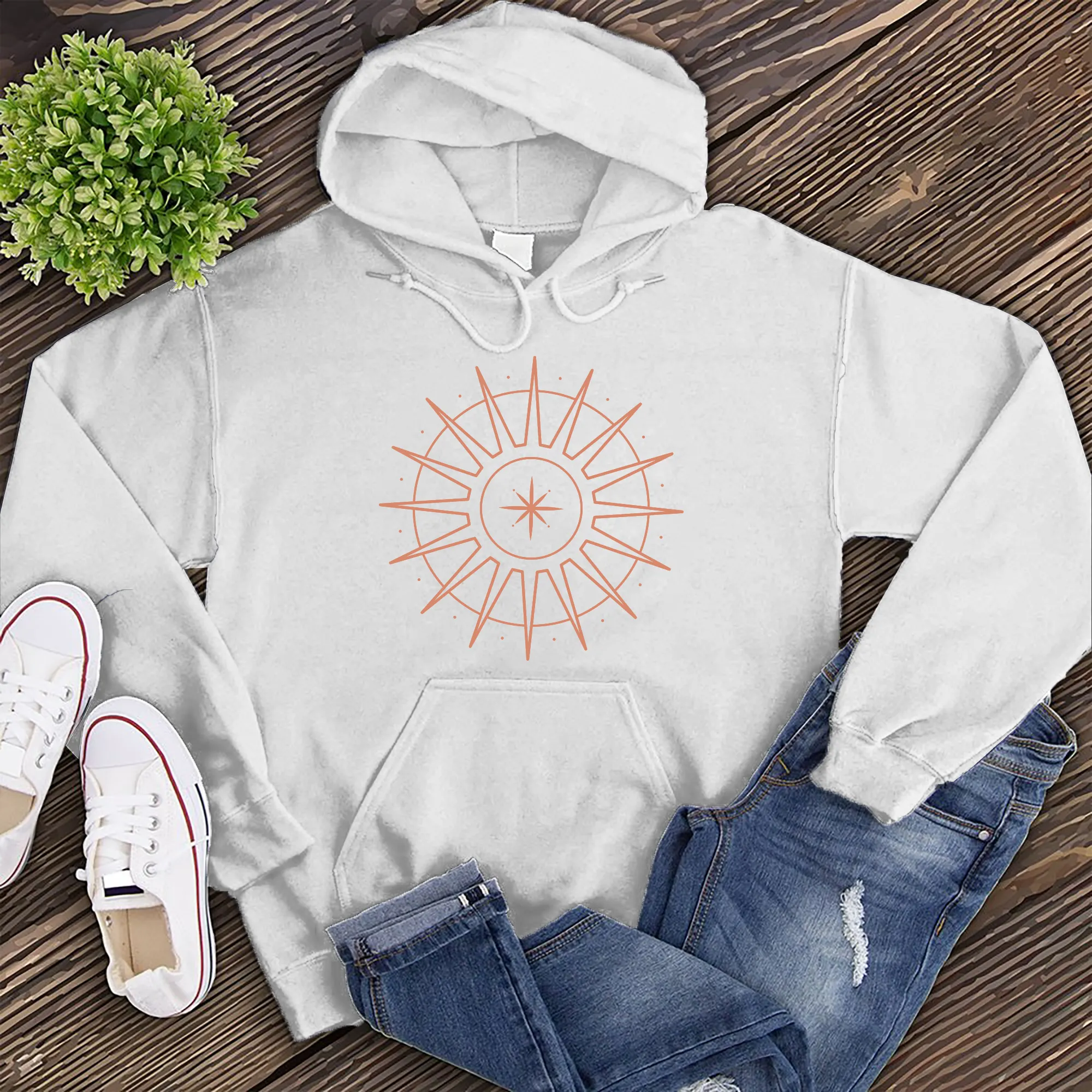 Simple Sun Star Hoodie