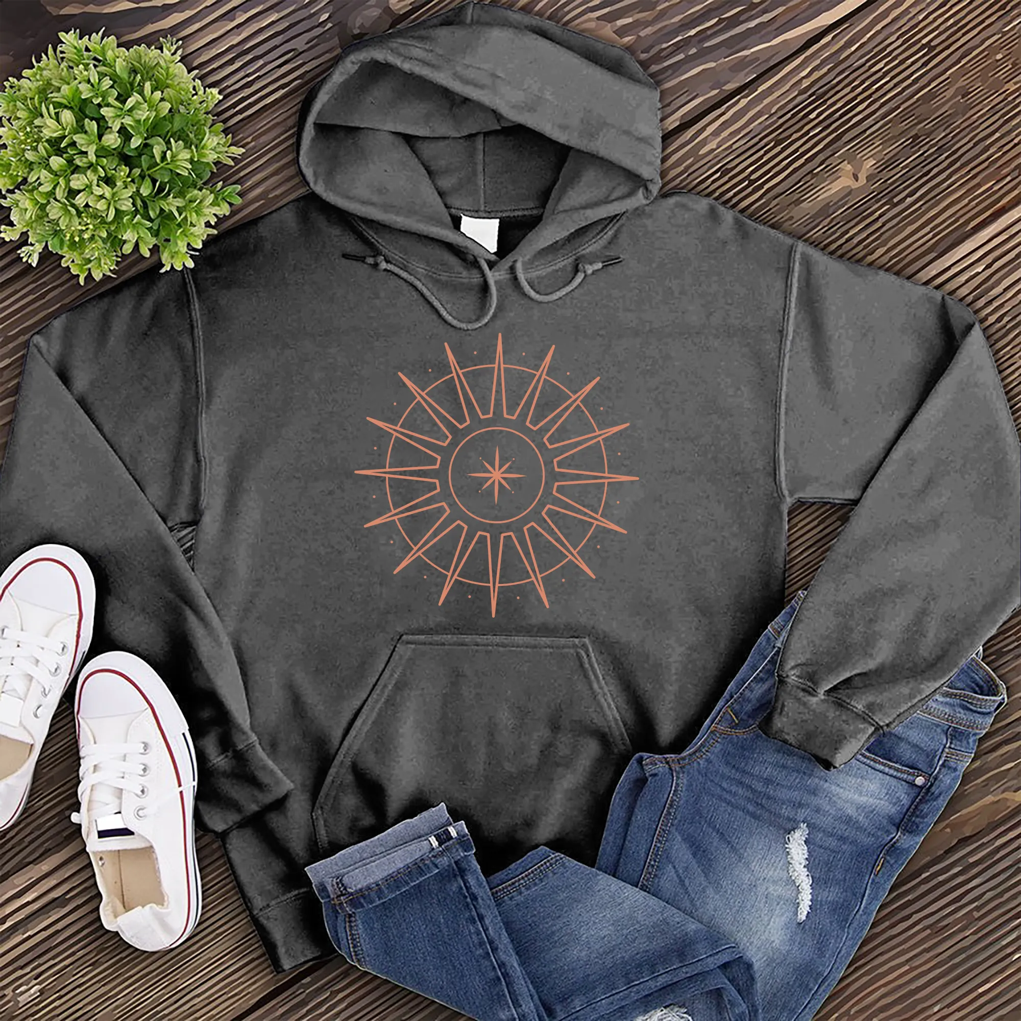 Simple Sun Star Hoodie