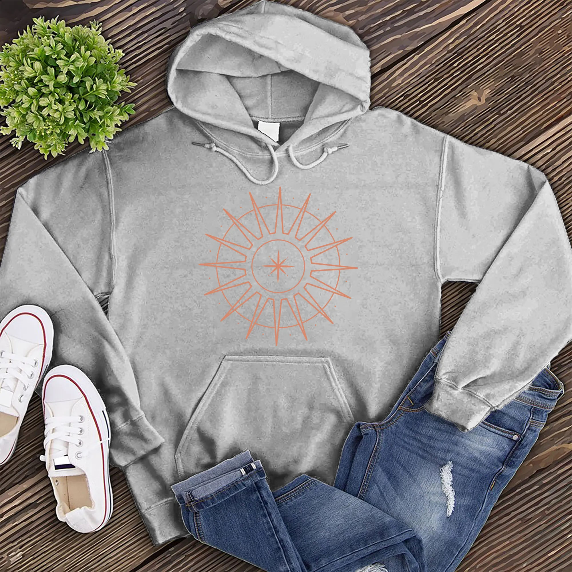 Simple Sun Star Hoodie