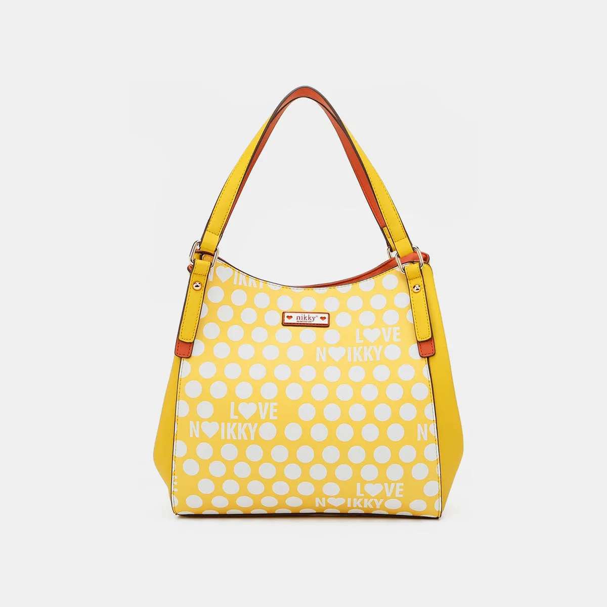 TEEK - NL Contrast Polka Dot Handbag