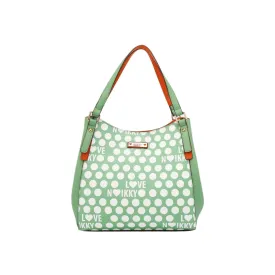 TEEK - NL Contrast Polka Dot Handbag