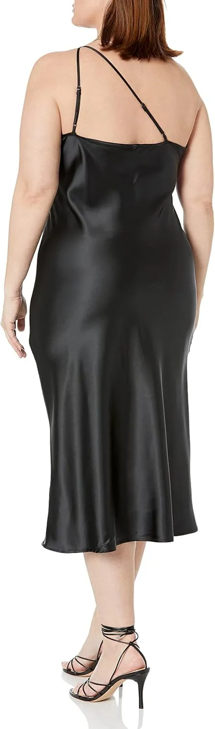 The Drop Women's Ashley Asymetrical Slip Dress