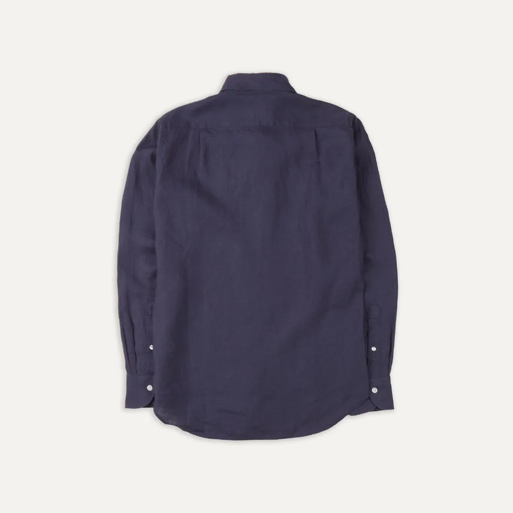 The Linen Summer Shirt; Navy
