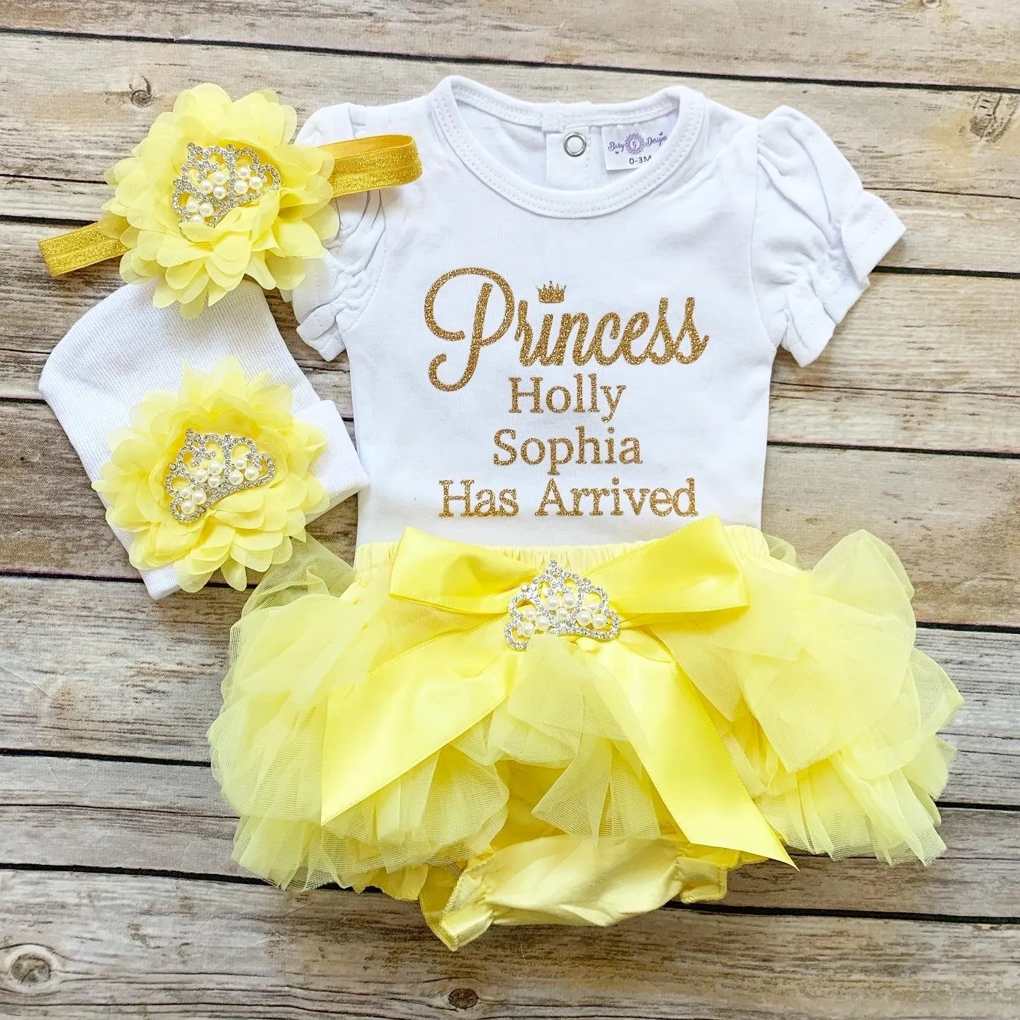 the princess has arrived - yellow