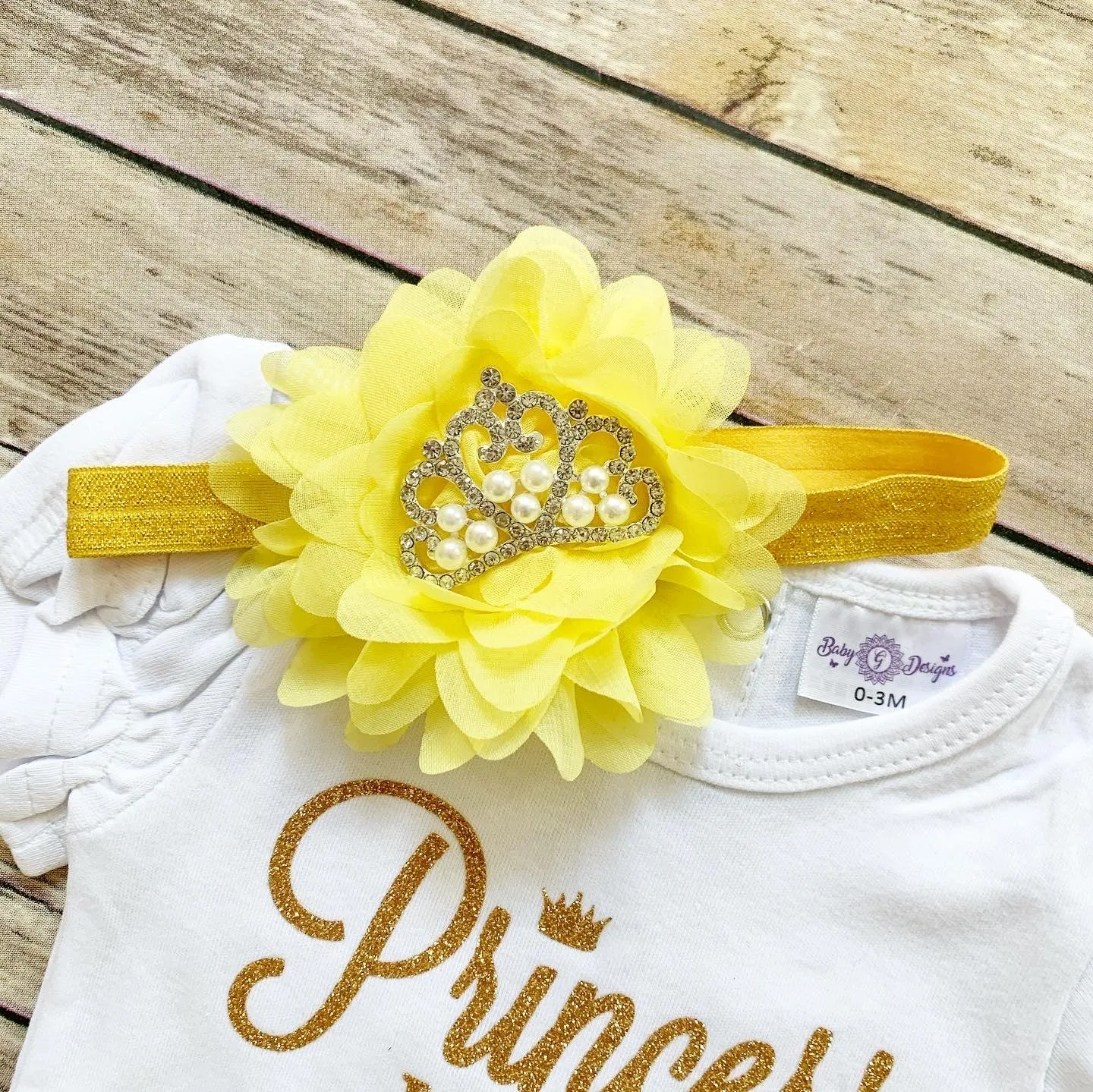 the princess has arrived - yellow