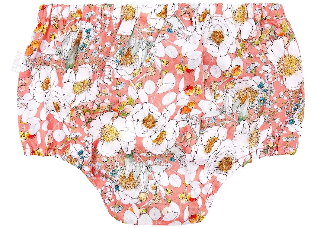TOSHI BABY BLOOMERS CLAIRE TEA ROSE