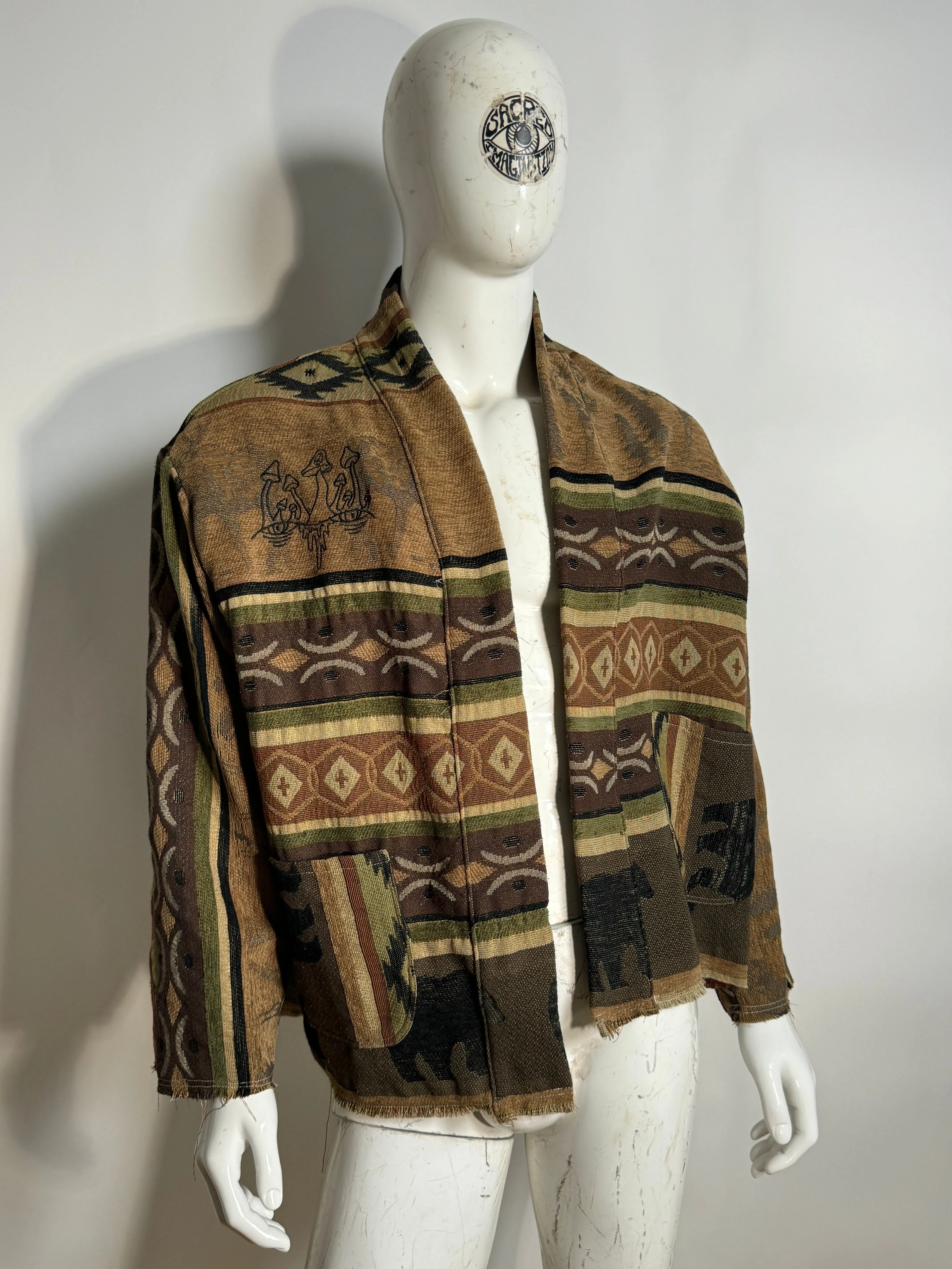 “Tribe” Curtain Cardigan