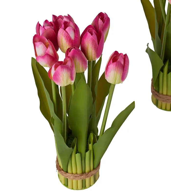 Tulips Stack - Medium - Pink