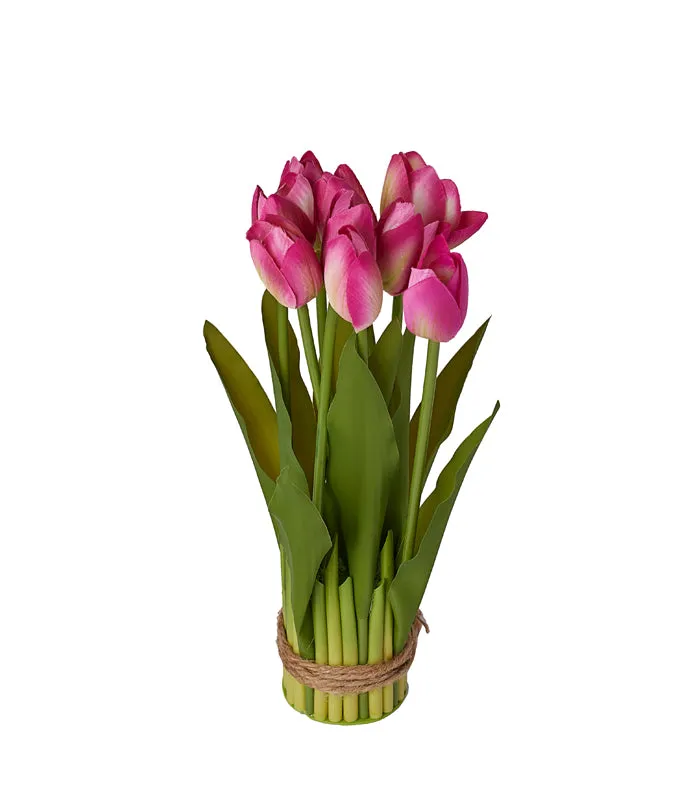 Tulips Stack - Medium - Pink