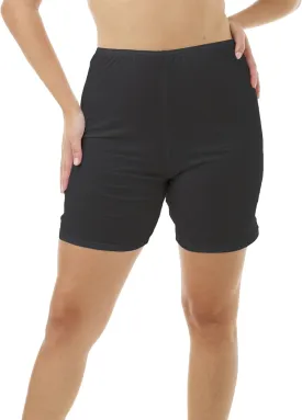 Underworks USA Womens 100% Cotton Cuff Leg Boy-Leg Brief Bloomers Pettipants Slip Shorts 8-inch Inseam 3-Pack