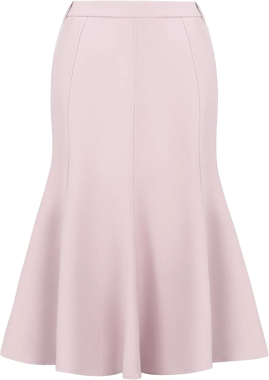 Women's Mermaid Skirt Work High Waist Elegant Midi Fishtail Skirt