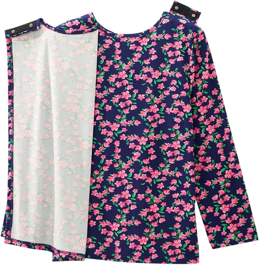 Women's Open Back Pleated Panel Top
