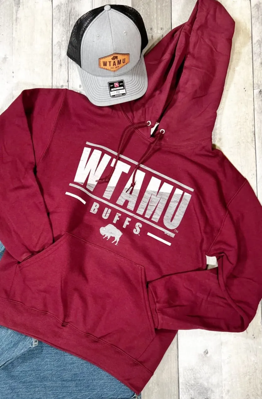 WTAMU Buffs Slash Stack Hoodie