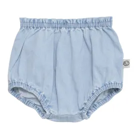 WYNKEN WOVEN PALE BLEACH DENIM BLOOMERS